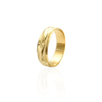 シリウス スター ウェーブ ダイヤモンドカット 結婚指輪 リング (14K)