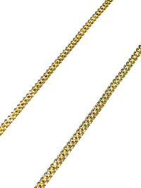 Lightweight Two-Tone Franco Chain (14K)