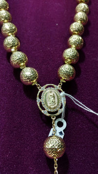 Rosary 14K Yellow Gold - Lucky Diamond 恆福珠寶金行 New York City 169 Canal Street 10013 Jewelry store Playboi Charlie Chinatown @luckydiamondny 2124311180
