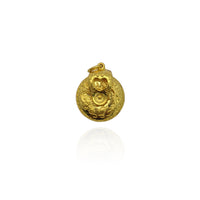 Liontin Medallion Bengkak Berputar (24K) New York Popular Jewelry