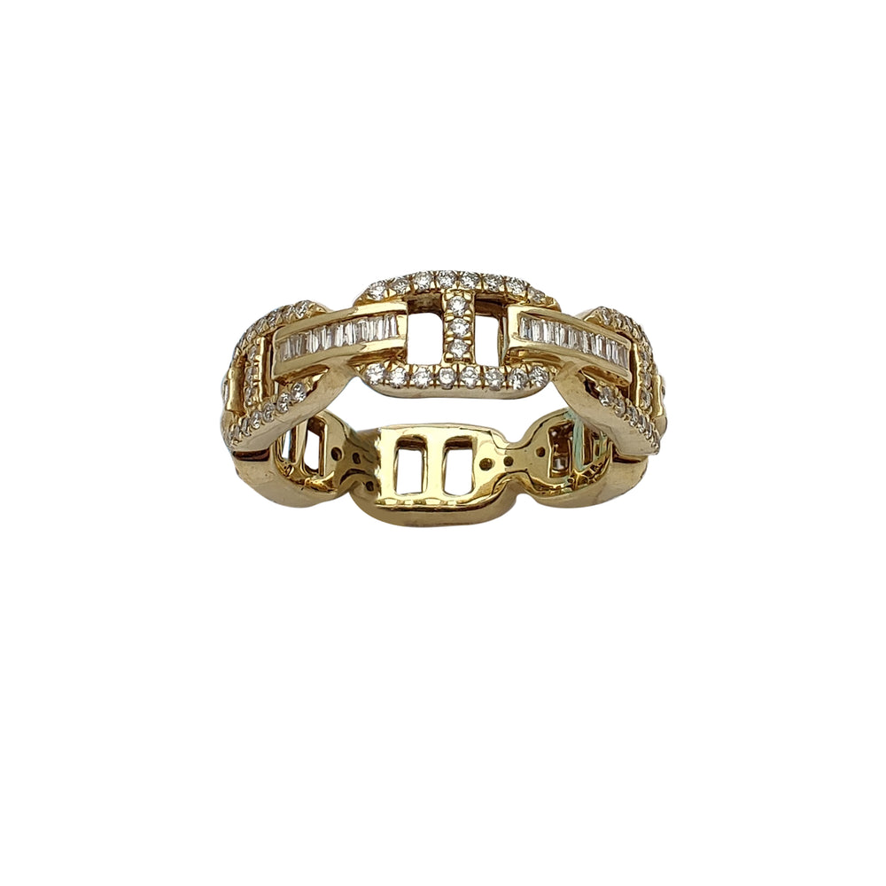 Diamond Mariner-Gucci Ring (14K) Popular Jewelry New York