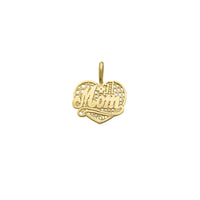 హార్ట్ మెష్ "#1 మామ్" లాకెట్టు (14K) Popular Jewelry న్యూ యార్క్