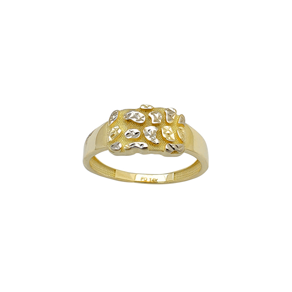 Two-Tone Nugget Ring (14K)