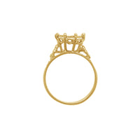 Vintage Gemini Zodiac Sign Lady Ring (14K)