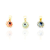 Octagram Evil Eye Pendant (14K)
