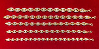 Two-Tones Puffy Mariner Bracelet (14K)