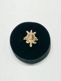 Turtle Two-Tones Gold Ring (14K)