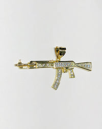 Privezak puška Ak47 (14K)