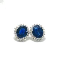 Sapphire Diamond Earring (14K)