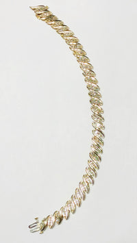 S-Link Diamond Bracelet (10K)