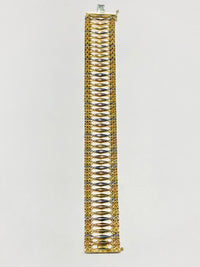 Tri-Color Gypsy Bracelet (14K)
