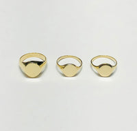 Solid Pinky Signet Ring (14K)