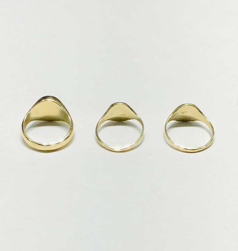 Solid Pinky Signet Ring (14K)