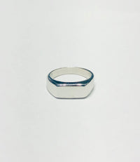 Rectangle Pinky Solid Signet Ring (14K)
