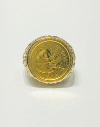 10 Yuan Panda Coin Ring (14K)
