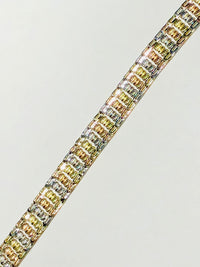 Tri-Color Candy Bracelet (14K)