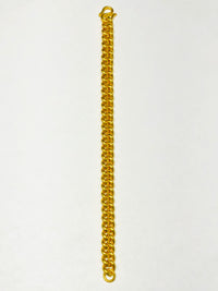Miami Cuban Hollow Bracelet (24K)