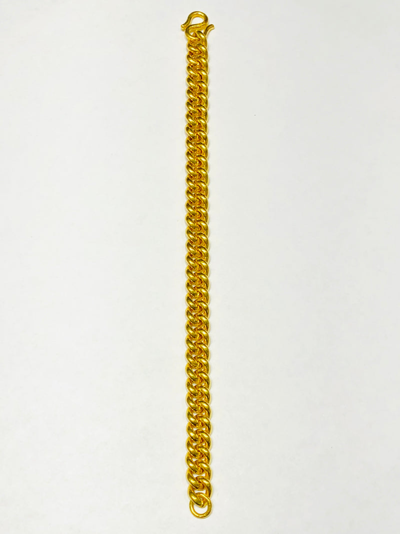 Miami Cuban Hollow Bracelet (24K)