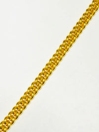 Miami Cuban Solid Bracelet (24K).