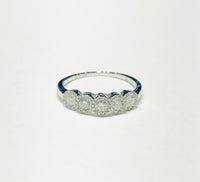 Five Round Diamond Ring (14K)