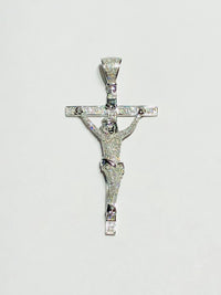 Jesu Crucifix Diamond Pendant (14K)