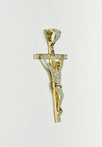 Jesus Crucifix Diamond asoa (14K)