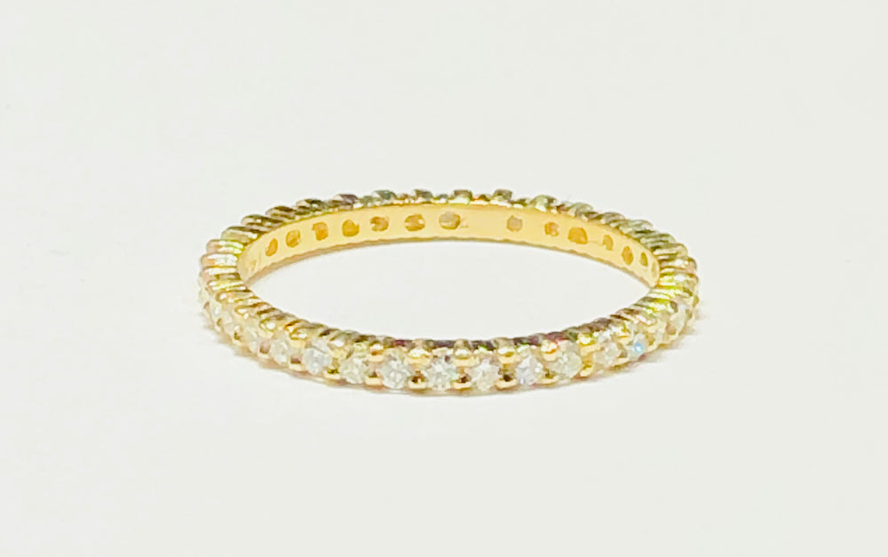 Eternity Band Prong Setting VS Diamond Ring (14K)