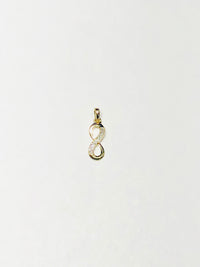 Infinity Diamond Pendant (14K)