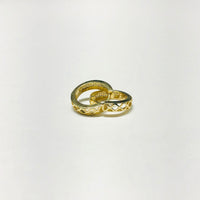 Two-Row Huggie Earring (14K)