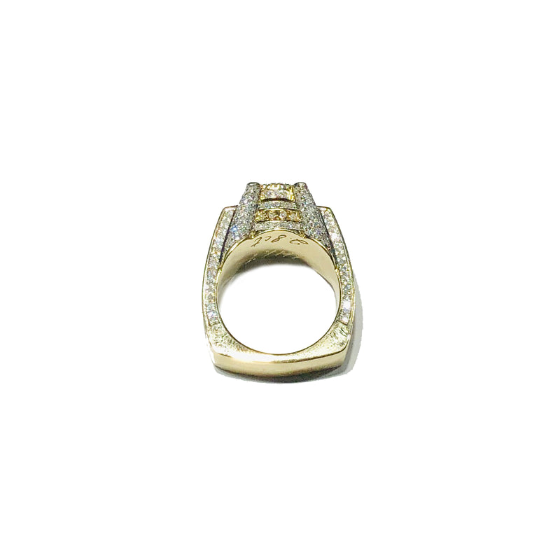 Cosmic Iced Out Diamond Ring (10K)