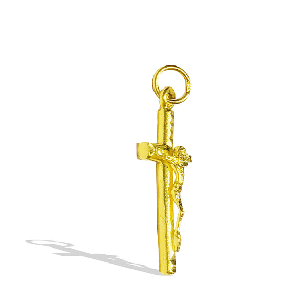Crucifix Cross Pendant (24K)