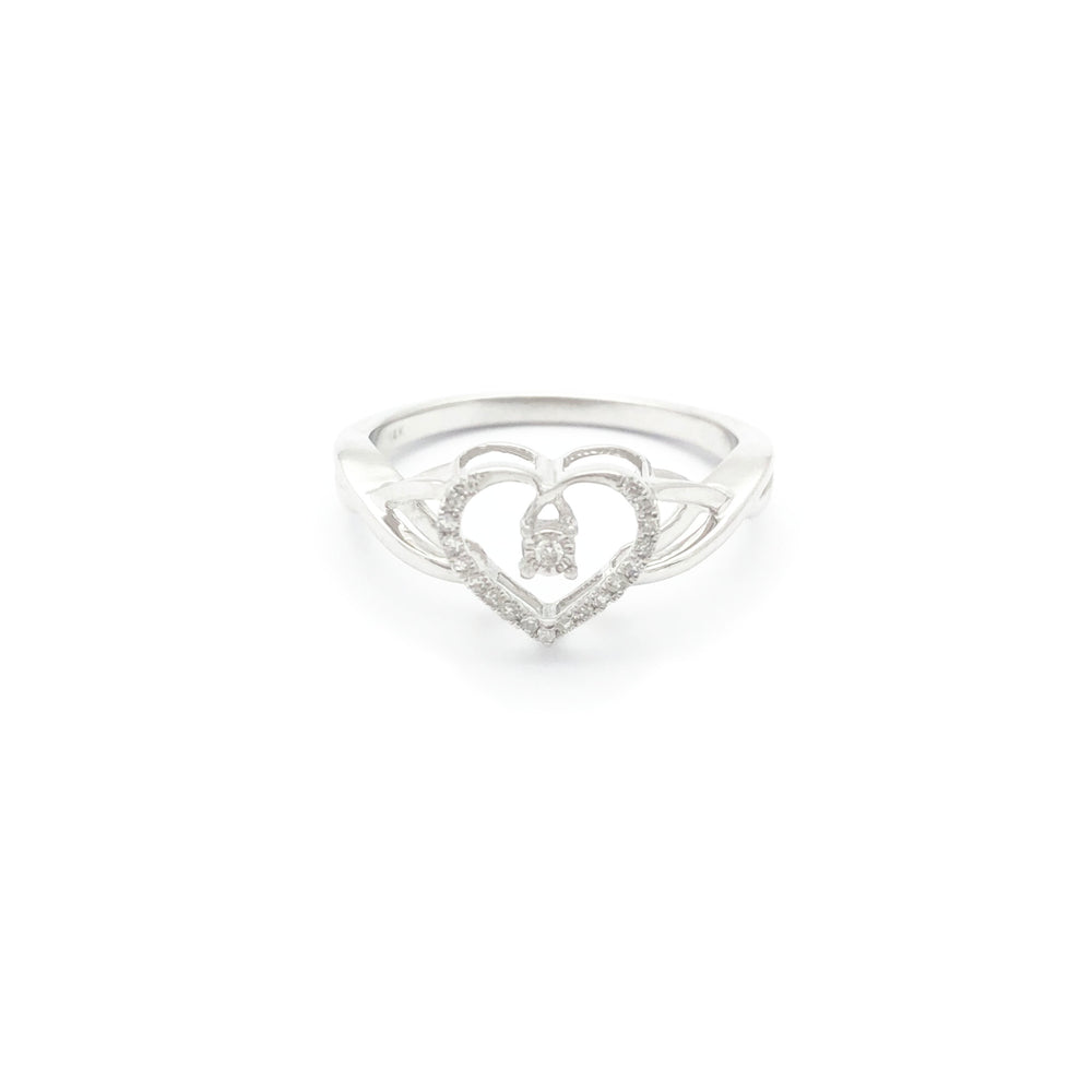 Eternal Heart Diamond Ring (14K)