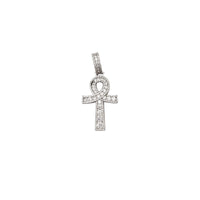 Iced-Out Ankh CZ Pendant (Silver)
