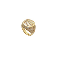 Iced-Out BBQ CZ Ring (14K)