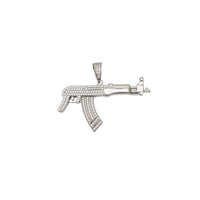 Iced-Out Carry on Rifle CZ Pendant (Silver)