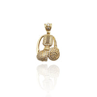 Iced-Out DJ Set CZ Pendant (14K) New York Popular Jewelry