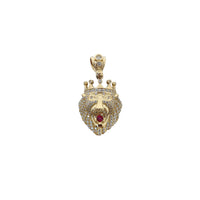 Iced-Out Baboon King Pendant (14K)