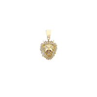 Small Size Iced-Out King's Lion Pendant (14K) Popular Jewelry New York