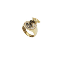 Iced-Out Money Bag CZ Ring (14K)