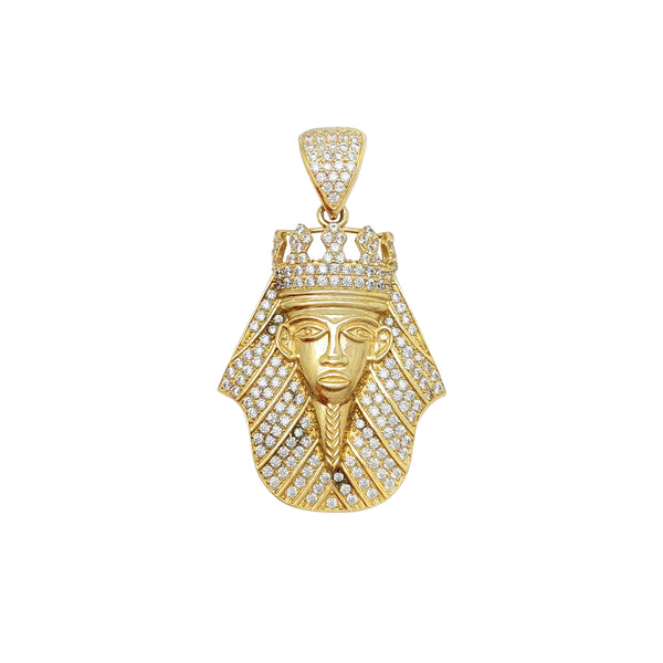 Iced-Out Pharaoh Pendant (14K) Popular Jewelry New York