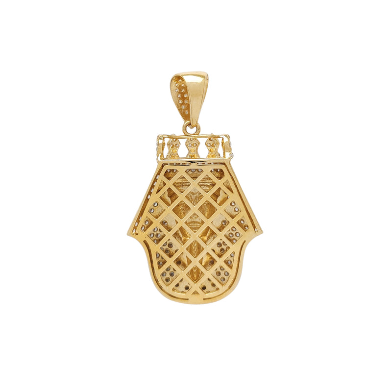 Iced-Out Pharaoh Pendant (14K) Popular Jewelry New York