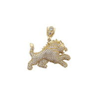 Iced-Out Qilin Pendant (14K) Popular Jewelry New York