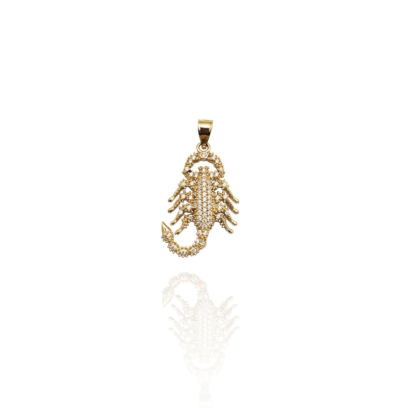 Iced-Out Scorpion CZ Pendant (14K) New York Popular Jewelry