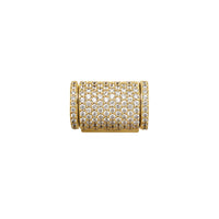 Iced-Out CZ gluda kastes aizdare (14K)