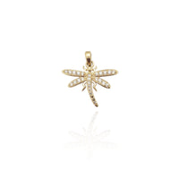 Iced-Out Dragonfly CZ Pendant (14K) New York Popular Jewelry