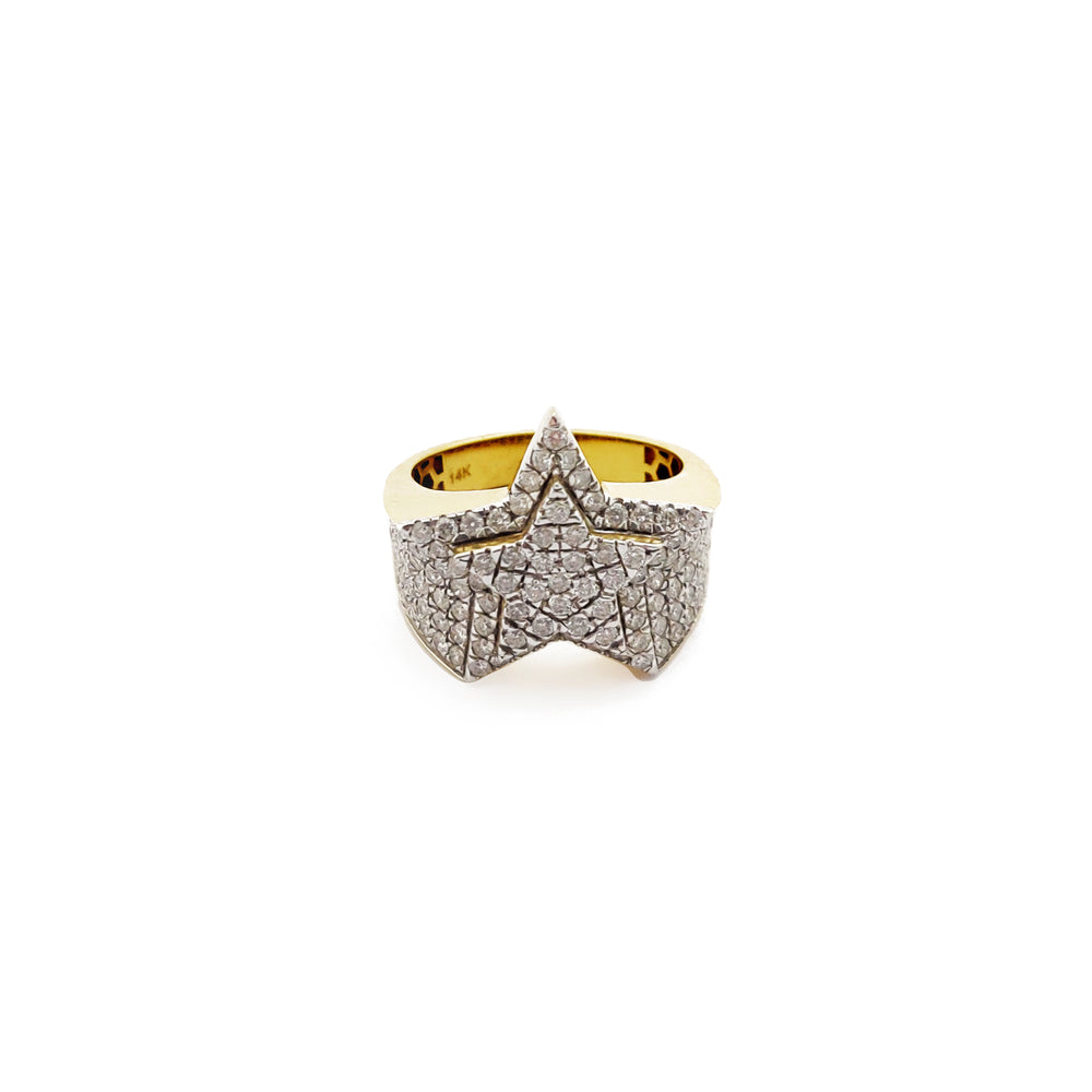Diamond Iced-Out Emerging Star Diamond Ring (14K) Popular Jewelry New York