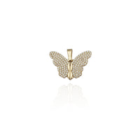 Iced-Out Expanding Wing Butterfly CZ Pendant (14K) New York Popular Jewelry