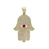 Ҳамдастаи Hamsa Hand XL Pendant (14K) Popular Jewelry Ню-Йорк