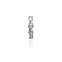 Iced-Out Little Boy CZ Pendant (Silver) New York Popular Jewelry