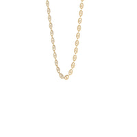 Iced-Out Puffy Mariner Chain (14K)